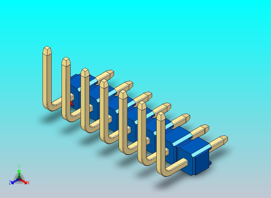 DS1022彩色排针 蓝色 07p 100mil 类型U 版本1.0.zip