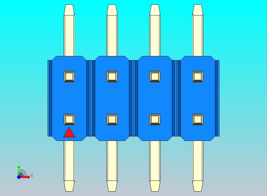 DS1022彩色排针 蓝色 08P 100mil 类型SMT 版本1.0.zip