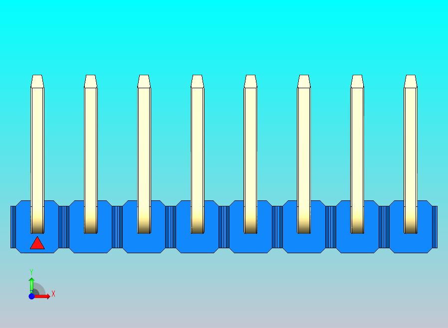 DS1022彩色排针 蓝色 08P 100mil 类型U 版本1.0.zip