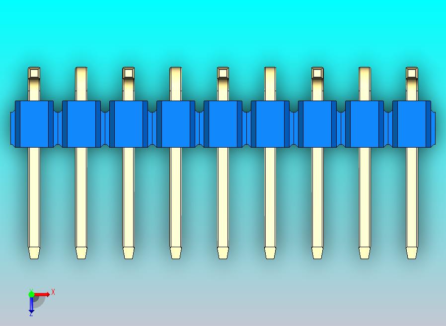 DS1022彩色排针 蓝色 09p 100mil 类型 SMT R1 版本1.0.zip