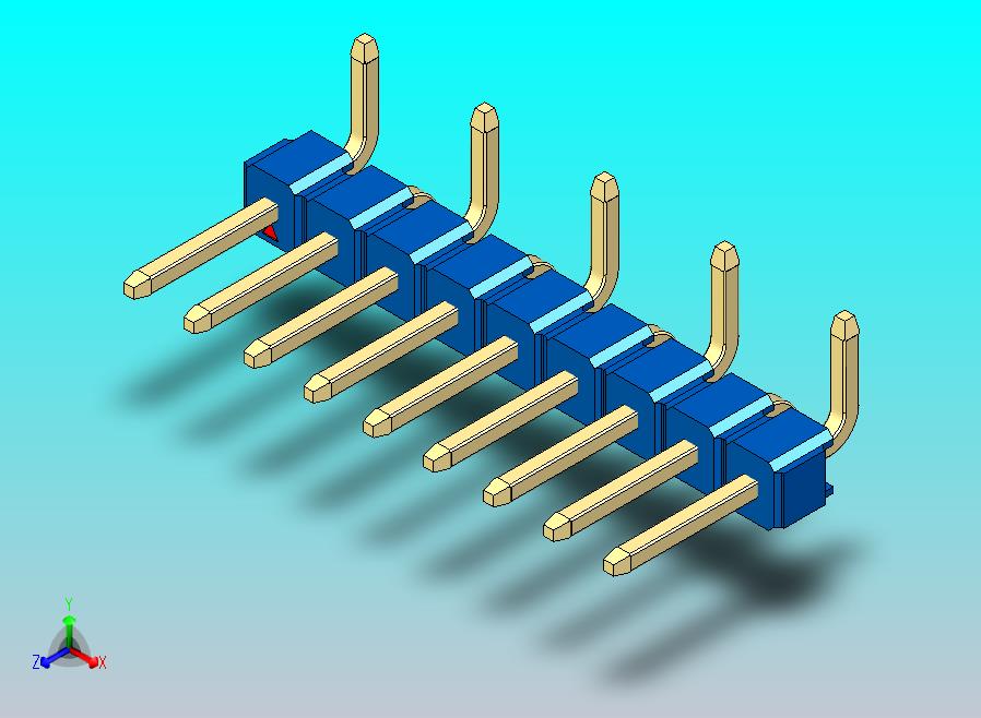 DS1022彩色排针 蓝色 09p 100mil 类型 SMT R1 版本1.0.zip