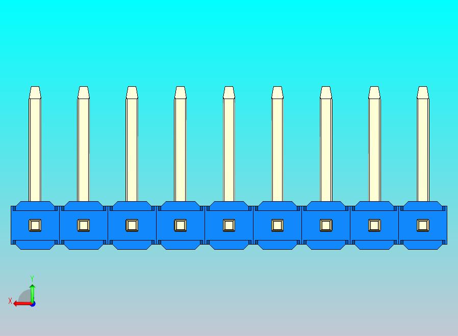 DS1022彩色排针 蓝色 09p 100mil 类型U 版本1.0.zip