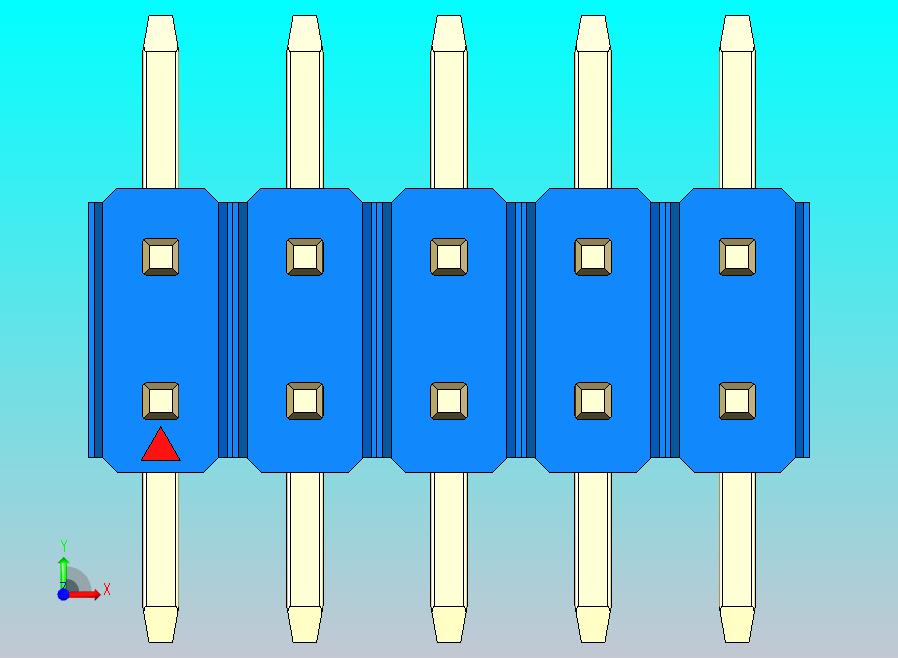 DS1022彩色排针 蓝色 10P 100mil SMT 类型 版本1.0.zip
