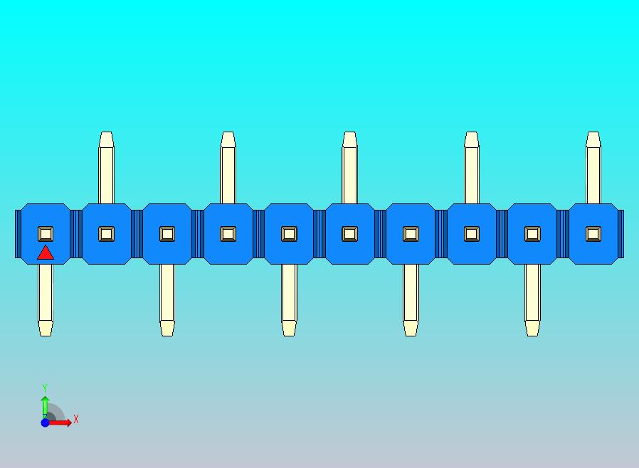 DS1022彩色排针 蓝色 10P 100mil 类型 SMT R2 版本1.0.zip