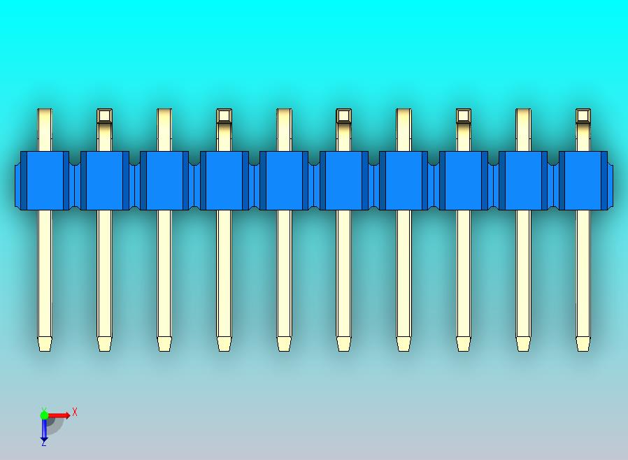 DS1022彩色排针 蓝色 10P 100mil 类型 SMT R2 版本1.0.zip