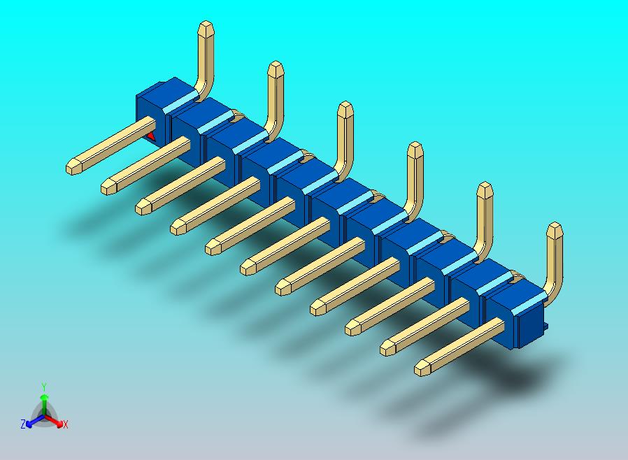 DS1022彩色排针 蓝色 11P 100mil 类型 SMT R1 版本1.0.zip