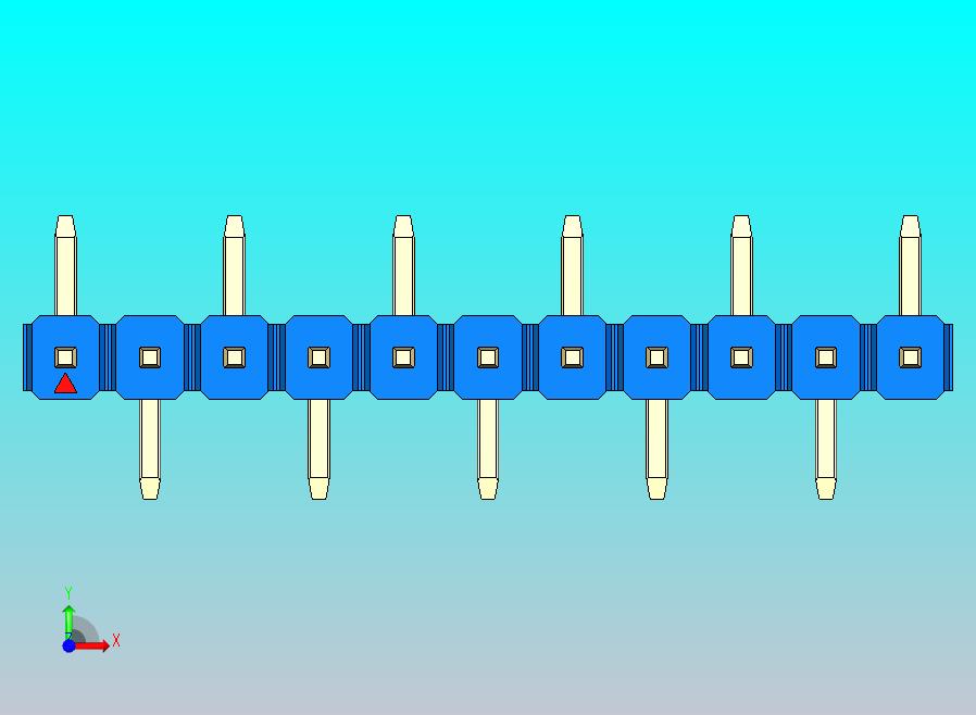 DS1022彩色排针 蓝色 11P 100mil 类型 SMT R1 版本1.0.zip
