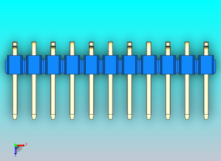 DS1022彩色排针 蓝色 11P 100mil 类型 SMT R1 版本1.0.zip