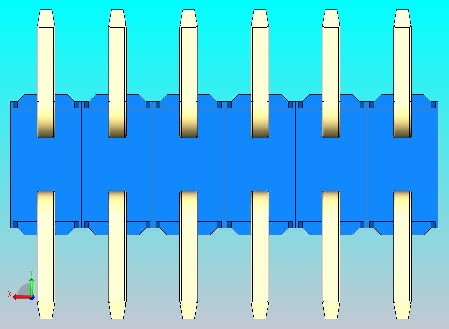 DS1022彩色排针 蓝色 12P 100mil 类型SMT 版本1.0.zip