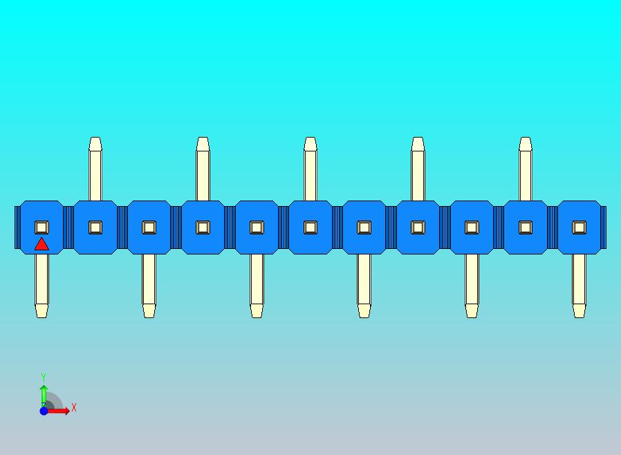 DS1022彩色排针 蓝色 11p 100mil 类型 SMT R2 版本1.0.zip