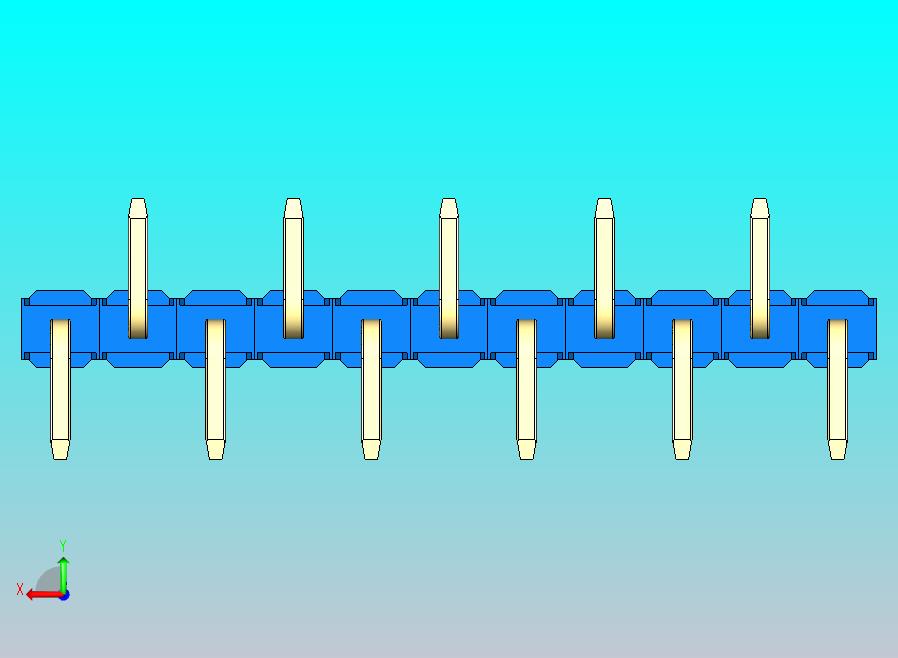 DS1022彩色排针 蓝色 11p 100mil 类型 SMT R2 版本1.0.zip
