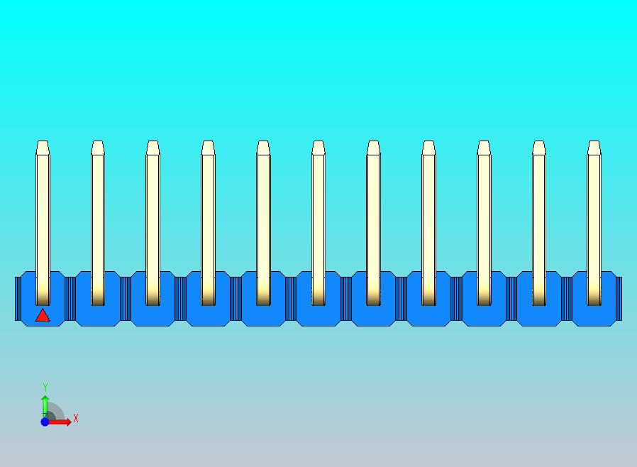 DS1022彩色排针 蓝色 11p 100mil 类型U 版本1.0.zip