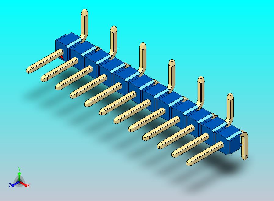 DS1022彩色排针 蓝色 12针 100mil 类型 SMT R1 版本1.0.zip