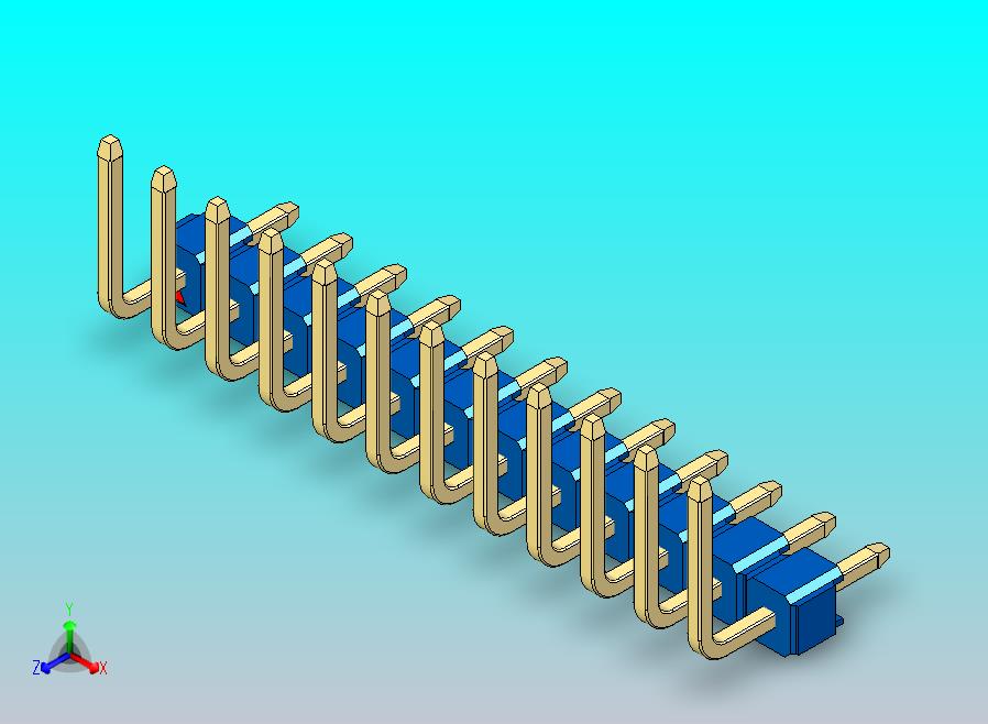 DS1022彩色排针 蓝色 12针 100mil 类型U 版本1.0.zip