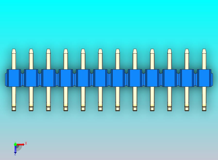 DS1022彩色排针 蓝色 12针 100mil 类型U 版本1.0.zip