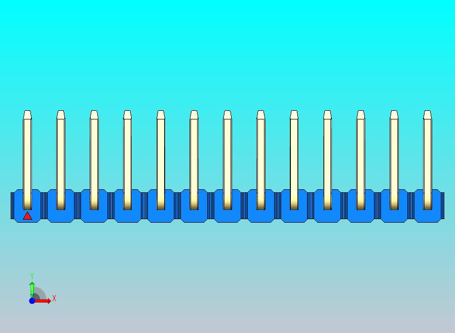 DS1022彩色排针 蓝色 13p 100mil 类型U 版本1.0.zip