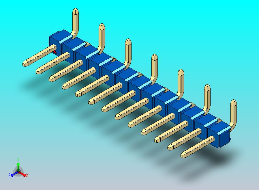 DS1022彩色排针 蓝色 13针 100毫米 类型 SMT R1 版本1.0.zip