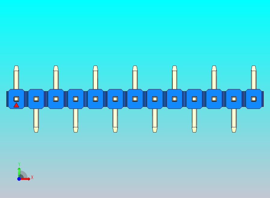 DS1022彩色排针 蓝色 13针 100毫米 类型 SMT R1 版本1.0.zip