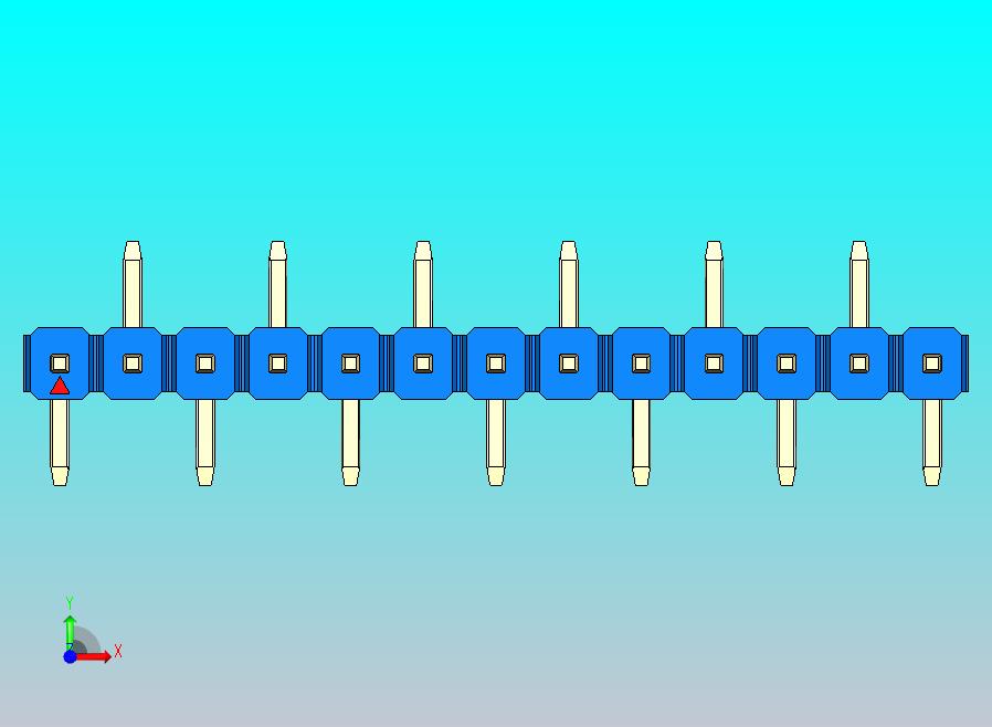 DS1022彩色排针 蓝色 13针 100密 100mil 类型 SMT R2 版本1.0.zip