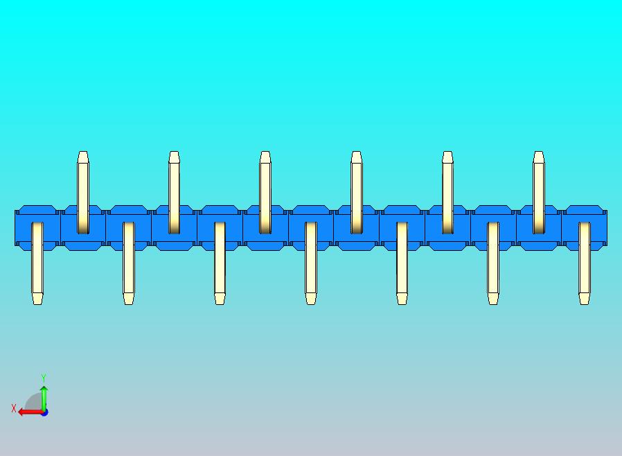 DS1022彩色排针 蓝色 13针 100密 100mil 类型 SMT R2 版本1.0.zip