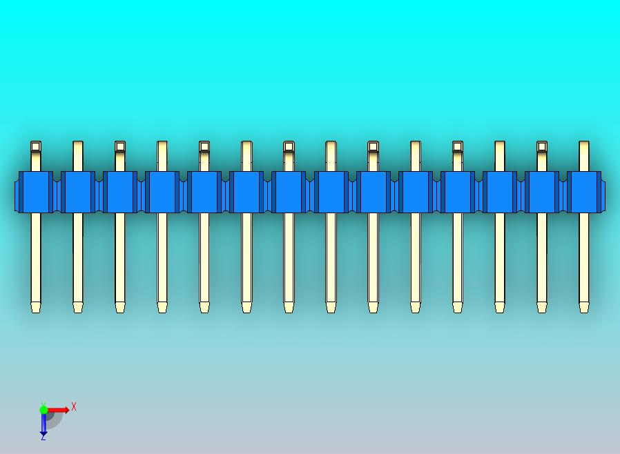 DS1022彩色排针 蓝色 14脚 100密耳 类型 SMT R1 版本1.0.zip