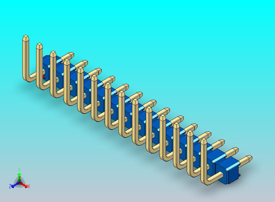 DS1022彩色排针 蓝色 14针 100mil 类型U 版本1.0.zip