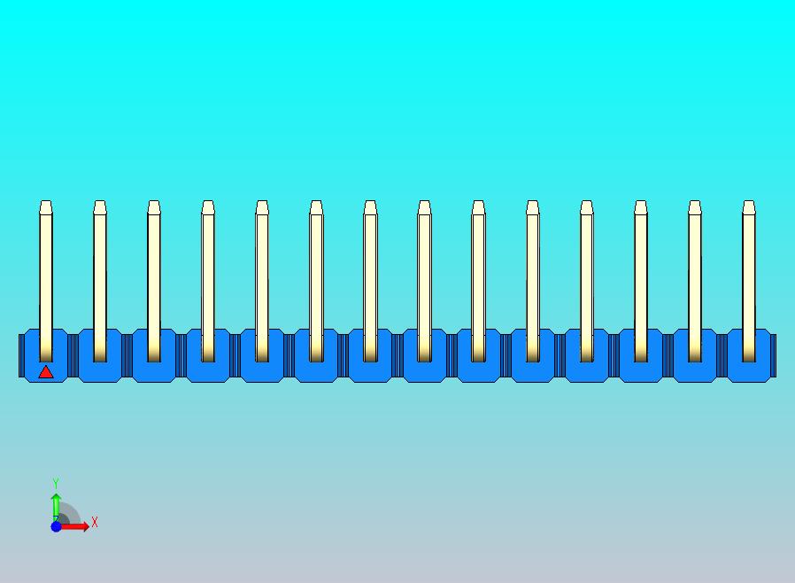 DS1022彩色排针 蓝色 14针 100mil 类型U 版本1.0.zip