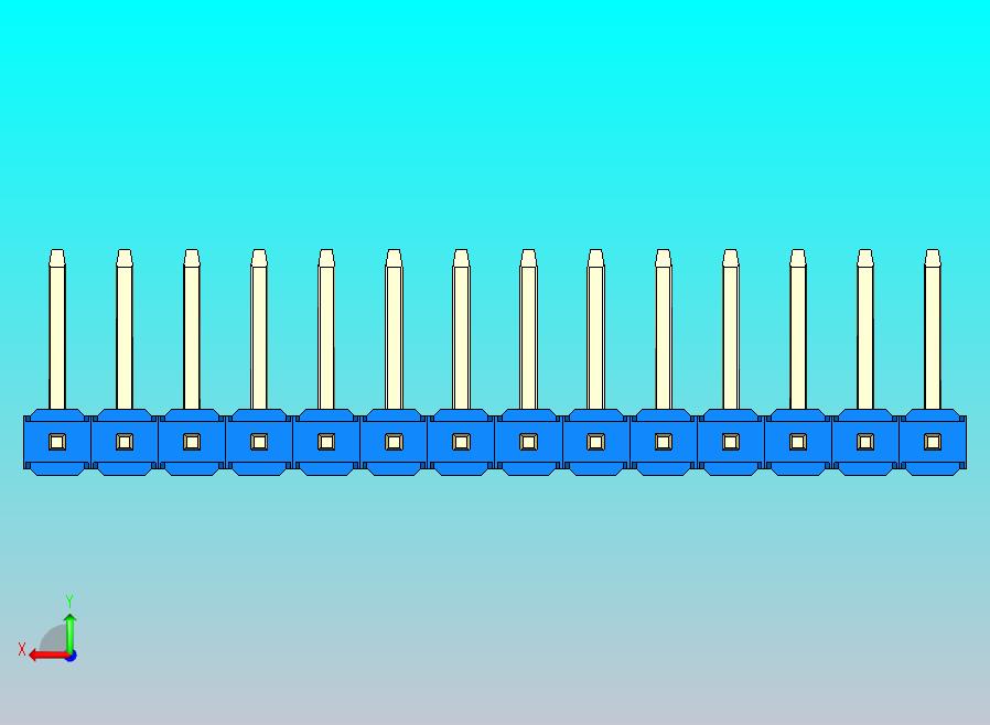 DS1022彩色排针 蓝色 14针 100mil 类型U 版本1.0.zip