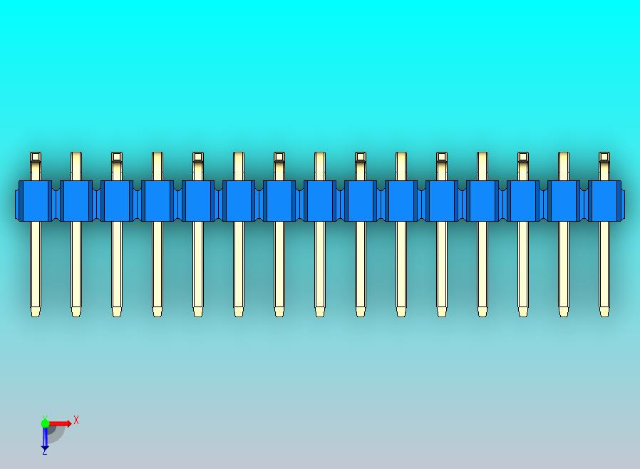 DS1022彩色排针 蓝色 15P 100mil 类型 SMT R1 版本1.0.zip
