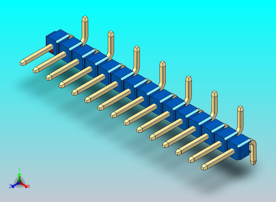 DS1022彩色排针 蓝色 15P 100mil 类型 SMT R2 版本1.0.zip