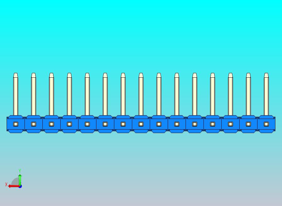 DS1022彩色排针 蓝色 15P 100毫 100mil 类型U 版本1.0.zip