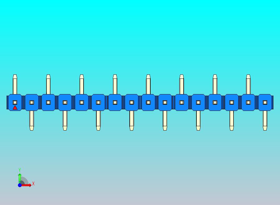 DS1022彩色排针 蓝色 16引脚 100密尔 类型 SMT R1 版本1.0.zip