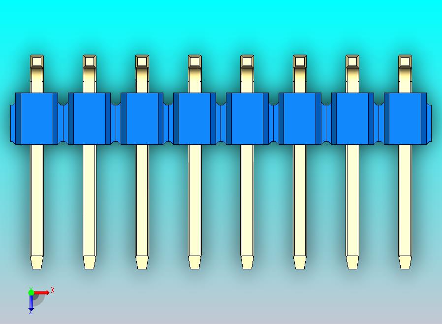 DS1022彩色排针 蓝色 16针 100毫米 类型SMT 版本1.0.zip
