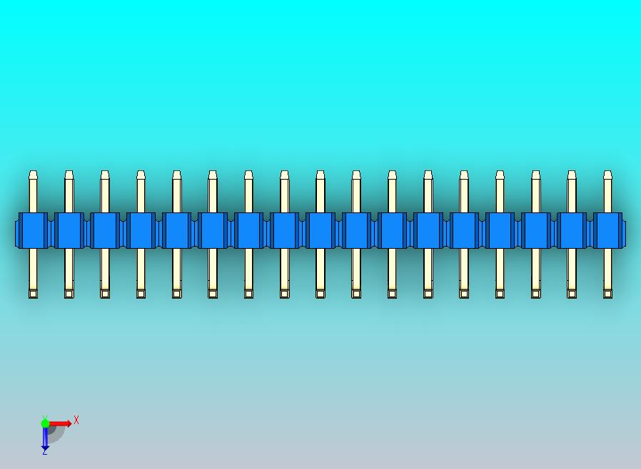 DS1022彩色排针 蓝色 17p 100mil 类型U 版本1.0.zip