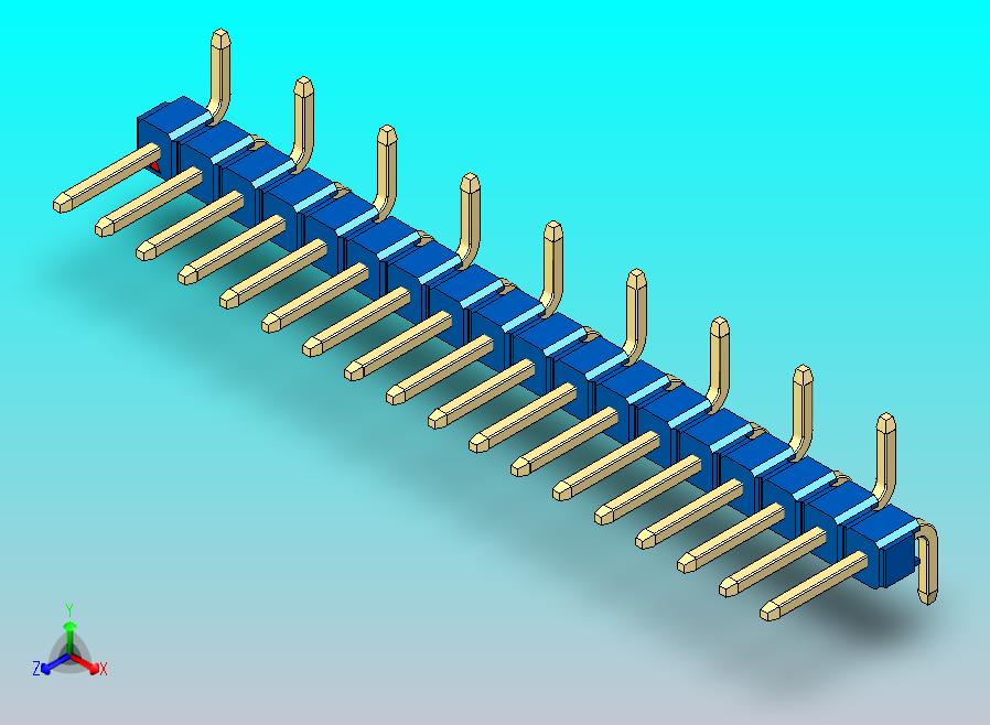 DS1022彩色排针 蓝色 18引脚 100毫米 SMT R1 版本1.0.zip