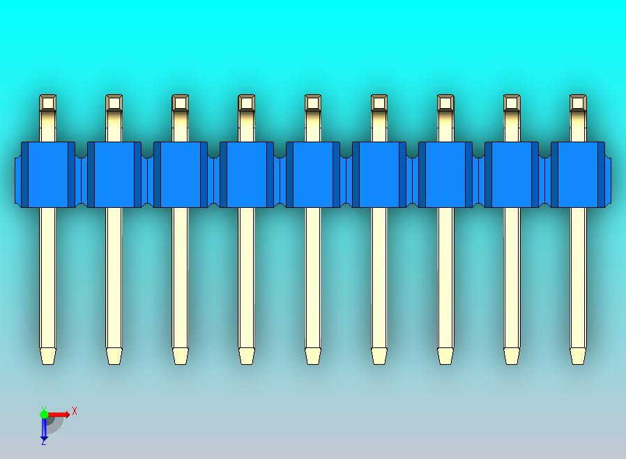 DS1022彩色排针 蓝色 18针 100毫米 SMT 类型 版本1.0.zip