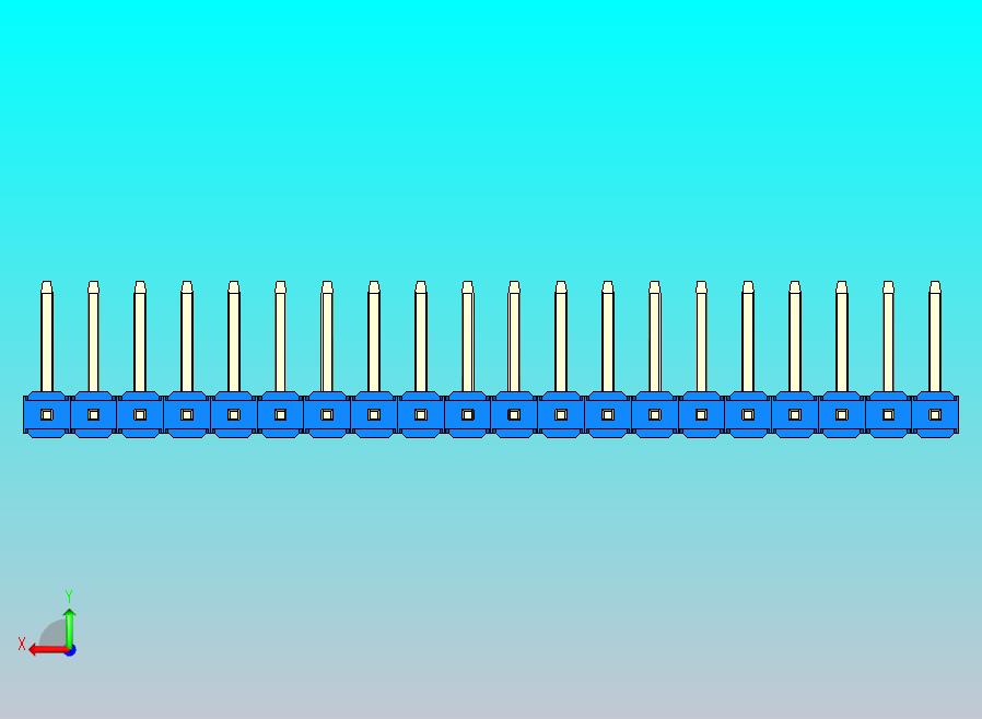 DS1022彩色排针 蓝色 20p 100mil 类型U 版本1.0.zip