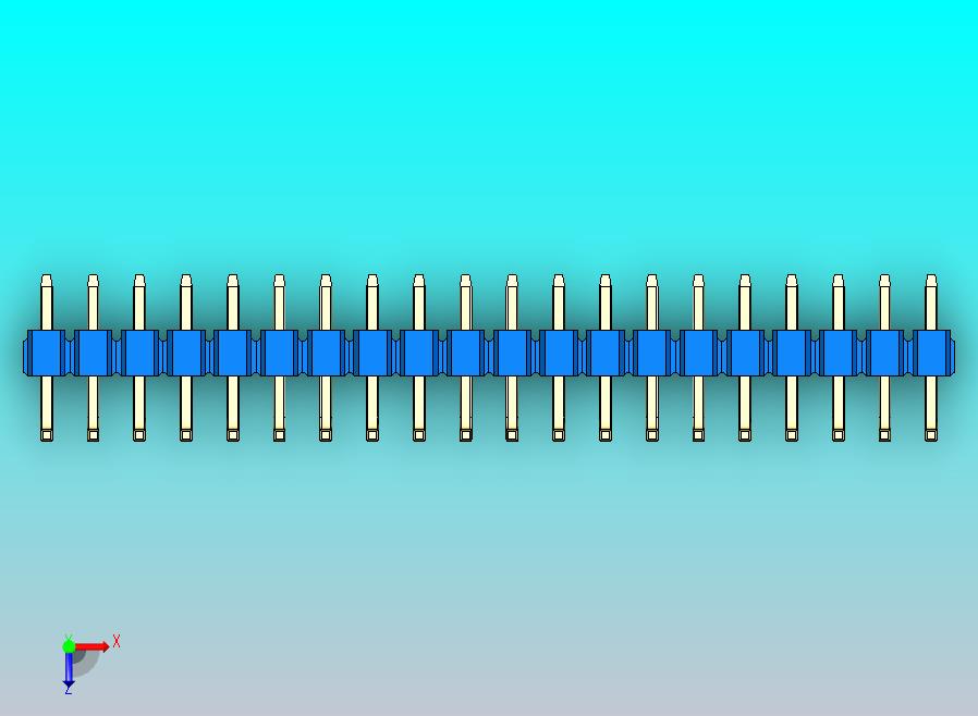 DS1022彩色排针 蓝色 20p 100mil 类型U 版本1.0.zip