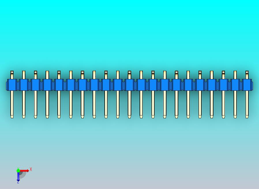 DS1022彩色排针 蓝色 21p 100mil 类型 SMT R1 版本1.0.zip