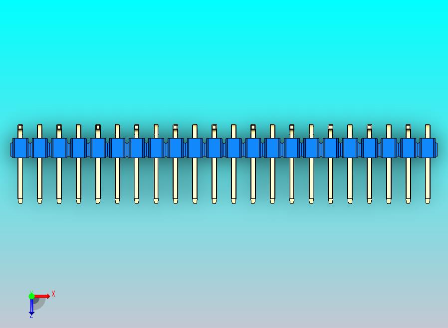 DS1022彩色排针 蓝色 22p 100mil 类型 SMT R1 版本1.0.zip