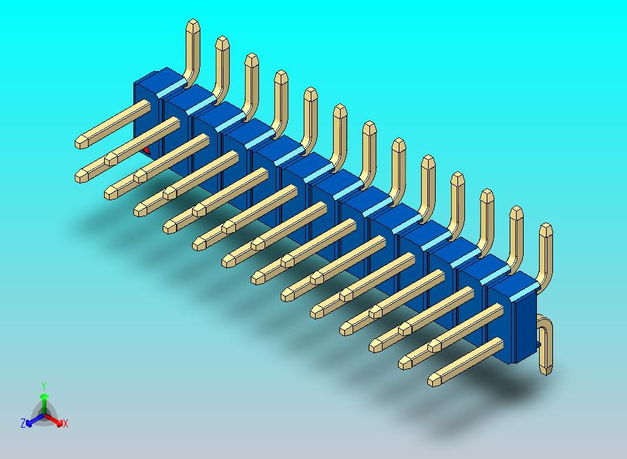 DS1022彩色排针 蓝色 26针 100mil 类型SMT 版本1.0.zip