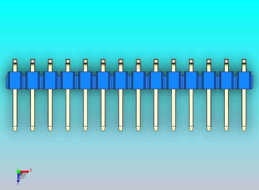 DS1022彩色排针 蓝色 28引脚 100密耳 SMT 类型 版本1.0.zip