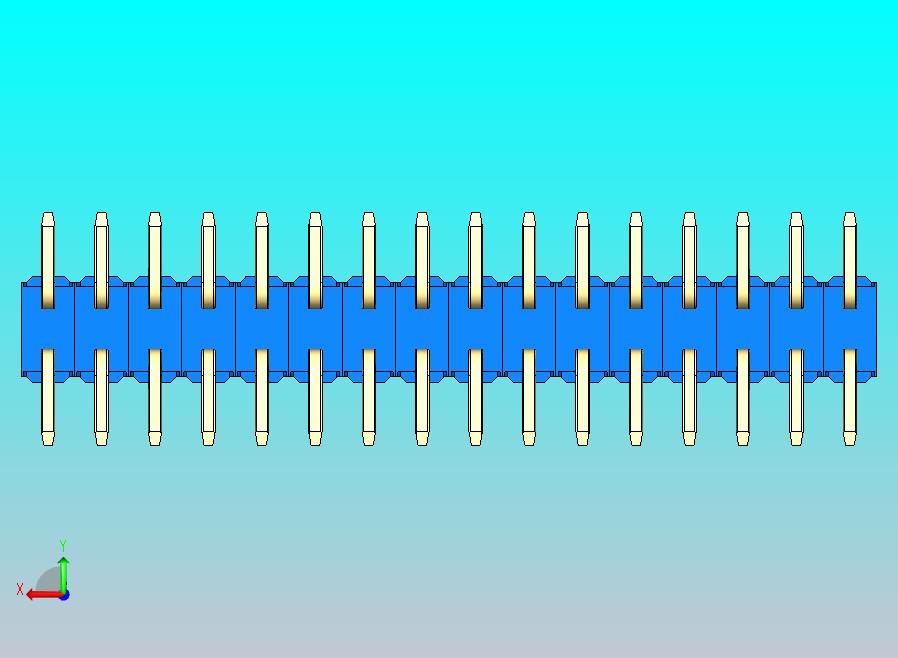 DS1022彩色排针 蓝色 32P 100mil 类型SMT 版本1.0.zip