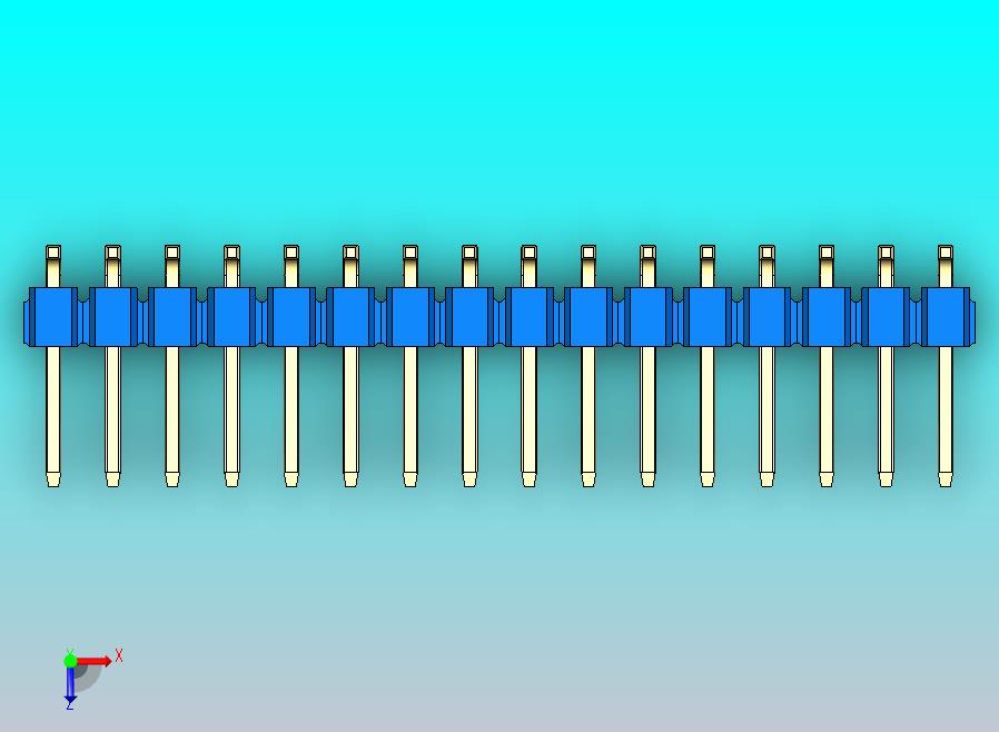 DS1022彩色排针 蓝色 32P 100mil 类型SMT 版本1.0.zip