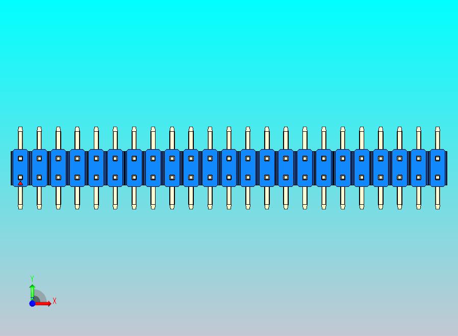 DS1022彩色排针 蓝色 46p 100mil 类型SMT 版本1.0.zip