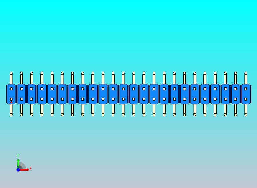 DS1022彩色排针 蓝色 48P 100mil 类型SMT 版本1.0.zip