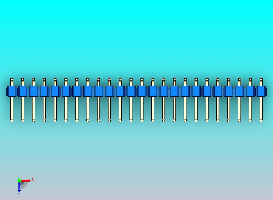 DS1022彩色排针 蓝色 48P 100mil 类型SMT 版本1.0.zip