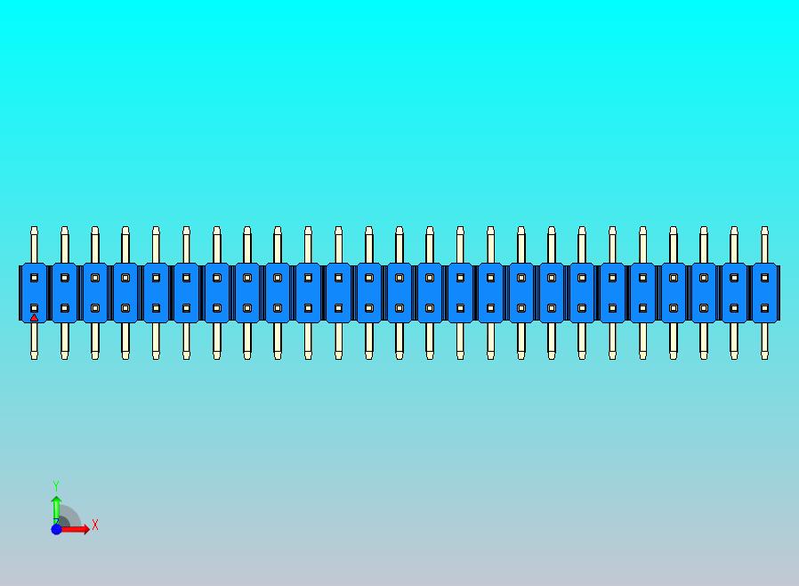 DS1022彩色排针 蓝色 50P 100MIL 类型SMT 版本1.0.zip