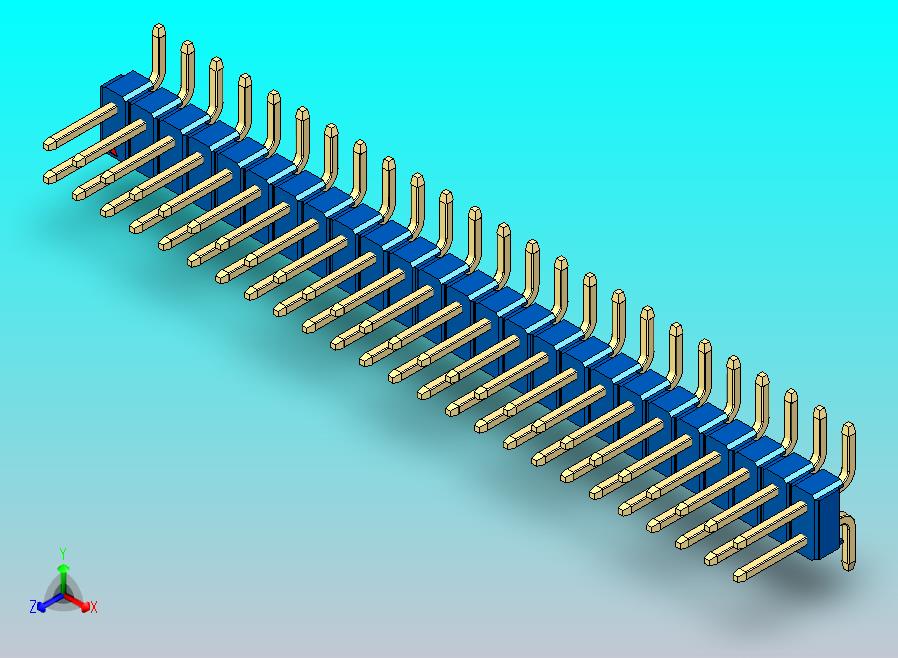 DS1022彩色排针 蓝色 50P 100MIL 类型SMT 版本1.0.zip