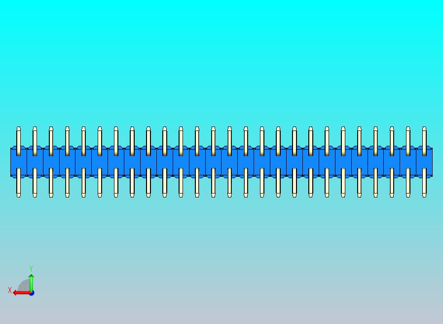 DS1022彩色排针 蓝色 52P 100mil 类型SMT 版本1.0.zip